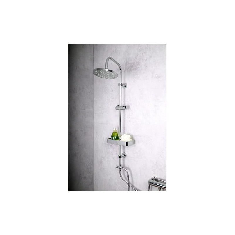 RIDDER Lobos Shower Shelf for Shower Rail Chrome