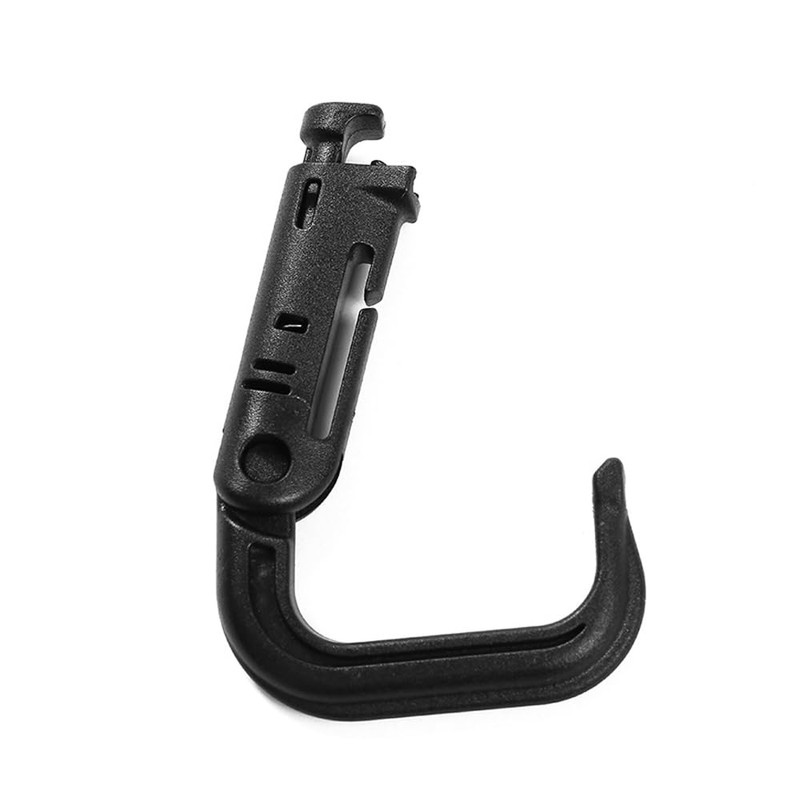 DraCra 12 Pack Tactical Gear Clips Lightweight Nylon D-Ring Locking