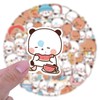 100PCS Bubu dudu Stickers for Water Bottle Laptop,Cute Cartoon Decals