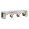 H0 Single track straight stone arch bridge