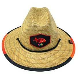 VENSE Sunrise Lifeguard Straw Sun Hats for Kids/Boys/Girls. Beach & Outdoor