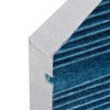 RIDEX Plus cabin air filter, 424I0616P, pollen filter, height: 40,