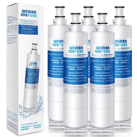 GOLDEN ICEPURE 4396508 Replacement EDR5RXD1, EveryDrop Filter 5, 4392857, 4396510, Clch100, Kenmore 46-9010, NLC240V, 8212491, WF285, WF NLC250 Refrigerator Water Filter 5Pack