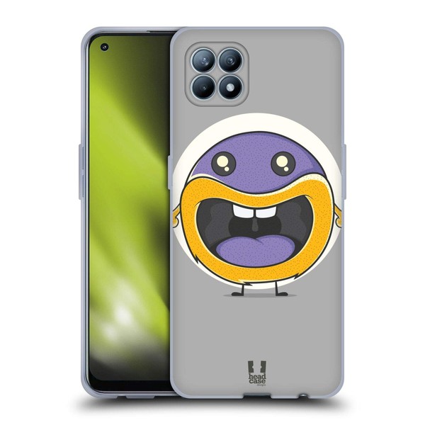 Head Case Designs Wide Mouth O Alphabet Monster Soft Gel