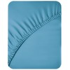 ACRALI HOME Double Fitted Sheet 40cm/16in Deep Fitted Sheets Double