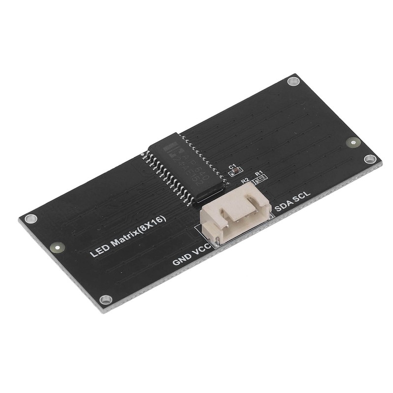 LED Matrix Control Module 8x16 Panel IC2 Communication Display DC3.3‑5V