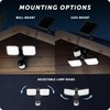 Globe Electric 17000211 19W LED Integrated Solar Powered Motion Activated