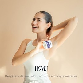Homu | 2 Piezas Desodorante Natural en Barra Lavanda Silvestre Regular - Fórmula original para todo tipo de piel (con Bicarbonato de sodio) - Cont. 55