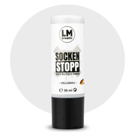 Laurenz & Morgan Socks Stop 82 ml (Light Grey) Socks Stop Anti-Slip ABS Non-Slip Sock Stop Cream Liquid Sock Sole Non-Slip Sock Stopper Colour