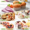 Teokantz 6 PCS Ø 8 cm Crumpet Rings Non Stick,