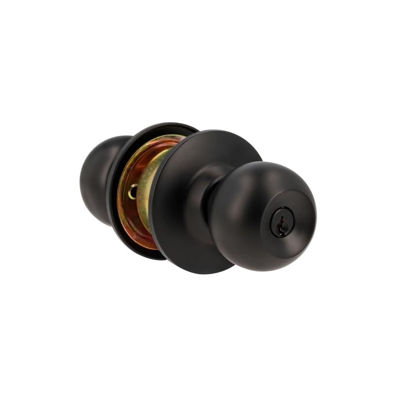 Prolok Pomo cilíndrico bola función entrada, acero negro, llave estándar