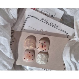 Big Toenail Pediart Cherry Cherry Handmade Nail Tips - I agree to the required reading (exchange, refund, shipping) / 엄지발톱 패디아트 체리 앵두 수제네일팁 - 필독사항(교환환불,발송)동의합니다