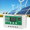 LCD Solar Charge Controller Adjustable 10A 12V 24V PWM Charging