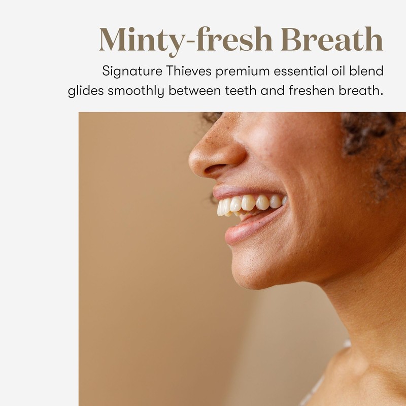 Young Living Thieves Dental Floss - Essential Oil-Infused Oral Care