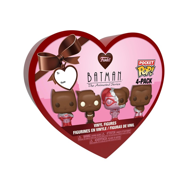 Funko Pocket POP: DC Valentines Box 4PK (Choc)
