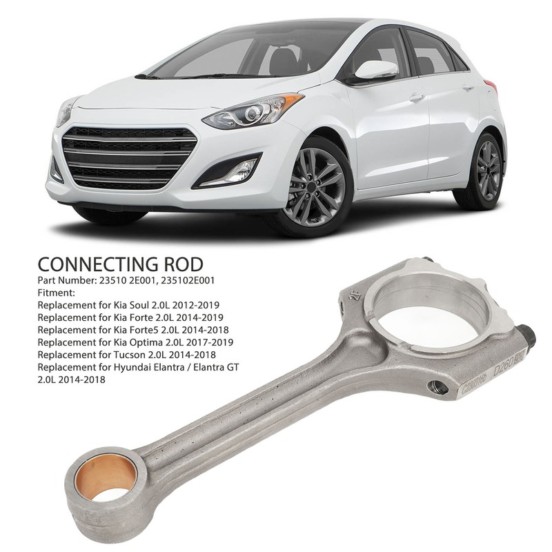 Engine Connecting Rod 23510 2E001 Rustproof Car Engine Conrod Replacement