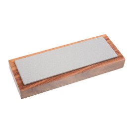 EZE-LAP 62C 2 by 6 Coarse Diamond Stone on a Walnut Pedestal