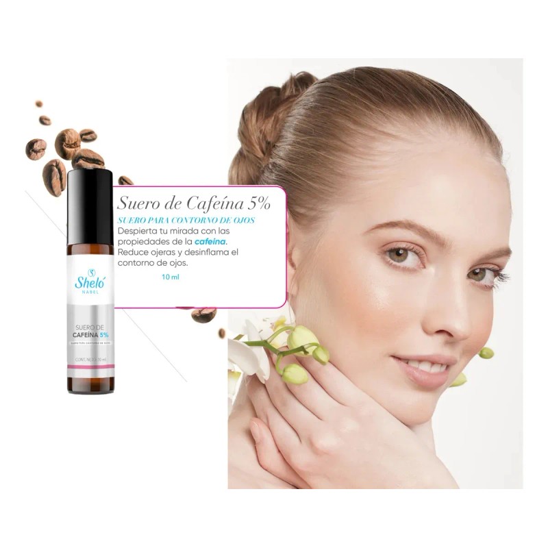 Suero Cafeina Contorno Ojos Shelo Nabel 10ml 3pz