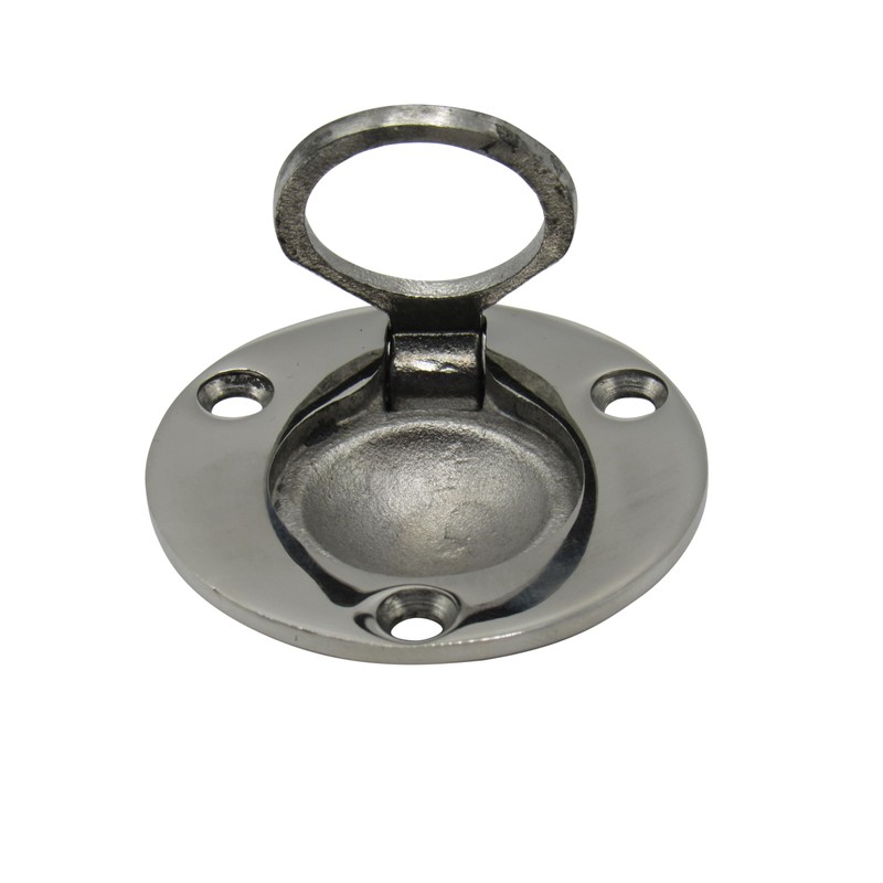 Flush Lifting Ring Pull Handle 50MM (Stainless Steel Recessed Marine