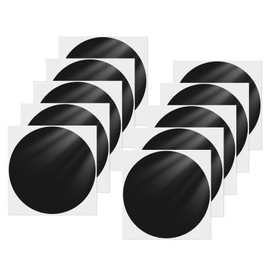 YIKIADA Vinyl Black Dot Stickers, 6 Inches, Waterproof, Removable, 10 PCS for Floor Decals, Classroom, Home Decoration, Warehouse Inventory