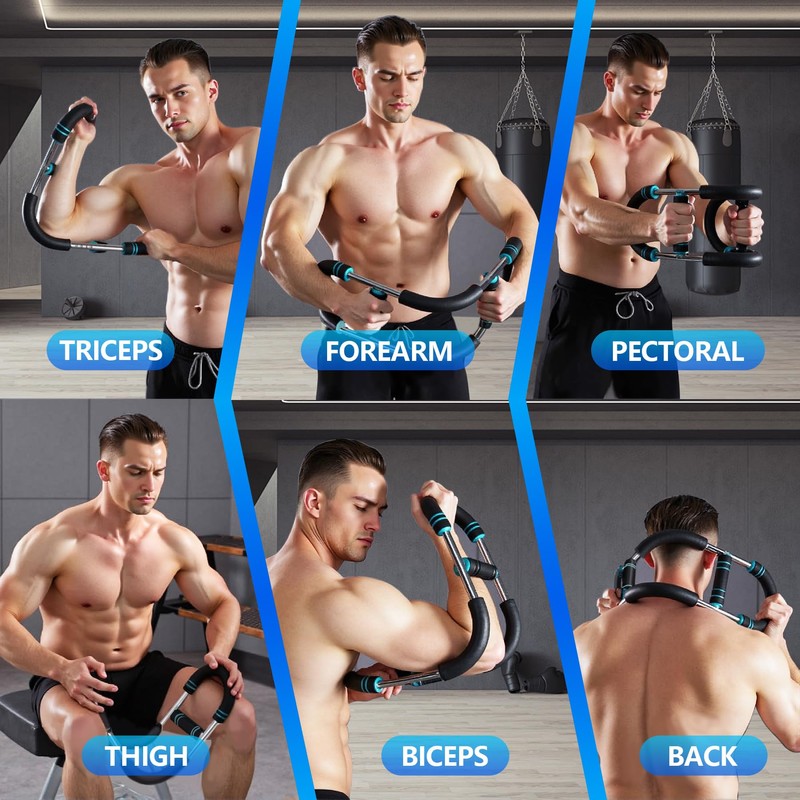 Twister Arm Trainer Arm Exerciser 60-110lb,Adjustable Chest Expander Portable Power