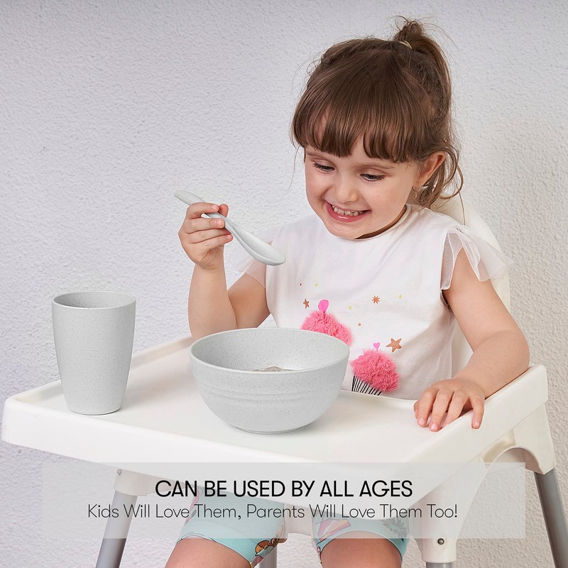 Wheat Straw Dinnerware Sets | Unbreakable Dinnerware Sets | Dishwasher