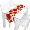 WOOR Double-Sided Poppy Flowers A Table Runner 13 x 90