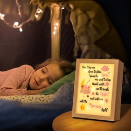 KAPJHRX Baptism Gifts for Girl - Baby Baptism Gifts for Girl, Baby Christening Gifts for Girls,Nursery Decor Night Light,Baptism Gift for Girl, Christening Keepsakes for Girl