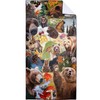 XSMEI Brown Bear Beach Towel for Animal Lovers, Soft Lightweight