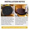 Gnellkoor Sander Pad Replacement for Dewalt, 4 Pack 5" 8