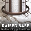 BROOKSTONE, Bronze Toilet Paper Holder, Freestanding Bathroom Tissue Organizer, Minimalistic