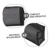Baluue 4pcs Nylon Mesh Cosmetic Bags Travel Zipper Pouch Makeup