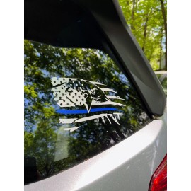 Oracal American Flag Eagle USA Patriotic Vinyl Decal Sticker Car Window Laptop