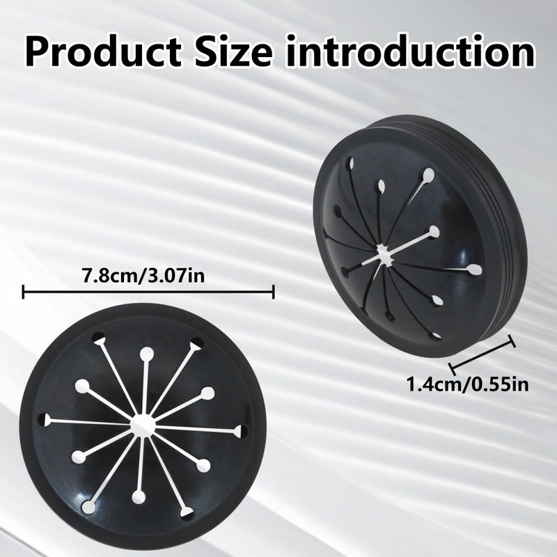 WELURE Garbage Disposal Rubber Drain Insert, 6x Garbage Disposal Cover,