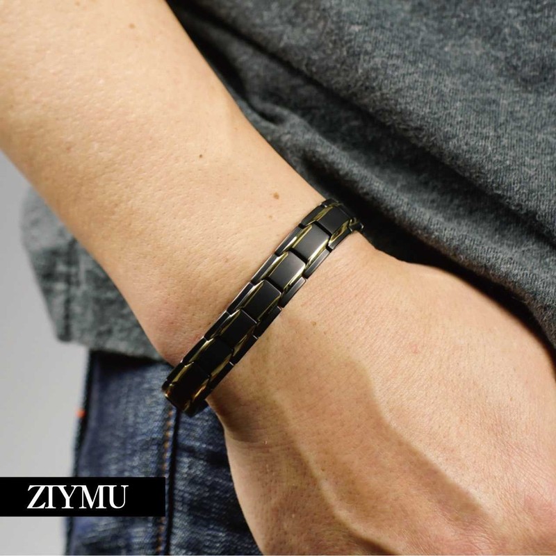 ZIYMU Magnetic Bracelet, Germanium, Adjustable Adjuster, 6 TYPE, No Stone