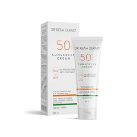 DR. RENA DERMO 50+ SPF Sonnenschutzcreme UVA UVB für trockene sensible Haut 100ml