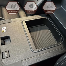 Car Armrest Storage Box for 2024 2025 Toyota Land Cruiser Prado 250, Lexus GX550, Automotive Consoles Organizers, ABS Insert Tray, Black