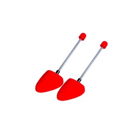 Kaps High Quality Velvet Velour Foam Shoe Stretcher Universal Shape for All Shoes, High Moisture Absorption and Control. Made in Europe. - Red -