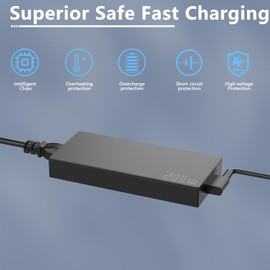 200W Charger Replacement for Asus Rog Zephyrus G15 GA503QM GA503QS GA503, Rog Strix G15 G17, TUF Gaming A15 A17 F15 F17 Power Adapter