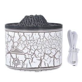Volcano Essential Oil Diffuser 230ml Fine Mist Volcano Flame Aroma Diffuser Humidifier for Bedroom Living Room Office