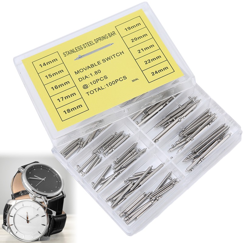1.8mm / 0.07in Thickness Quick Release Spring Bars Strap Link