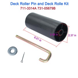 JTEYINH 711-3314A 731-05679B Deck Roller Pin and Deck Rolle Kit for Mowers for Models PGT9000 247289060 24728981 13A7A1ZW099 CSLT5424