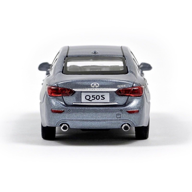 1:64 Scale Infiniti Q50S Blue Diecast Miniature Model Car