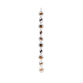 Ancient Graffiti Flamed Circles Hanging Ornament, 4 by 4 by 48-Inch