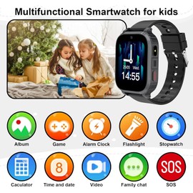Moikmlih GPS Smartwatch Kinder mit SOS