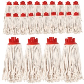 24 Pcs of Mop Head Replacement Cotton Mop Heads Refill (Screw On) Absorbent Microfiber, String Mop, Mop Refill, Floor Mop