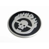 SESHOP 2 MAD MAX SKULL THIN ALUMINUM EMBLEMS LOGO BADGES
