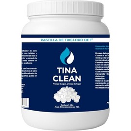 Klid Home Tina Clean Pastilla de Tricloro 1 Pulgada 1Kg