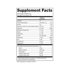 Sun Chlorella 500mg Whole Body Wellness Green Algae Superfood Supplement - Immune Defense, Gut Health, Natural Purification, Energy Boost - Chlorophyll, B12, Iron, Protein - Non-GMO - 600 Tablets