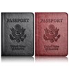Eoehro 2Pack Passport Holder Wallet Cover Case, Travel Essentials for